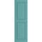 Ekena Millwork True Fit PVC, Two Equal Raised Panel Shutters, Pure Turquoise, 12W x 32H, PR TFP101RPF12X032PT - alternate 6